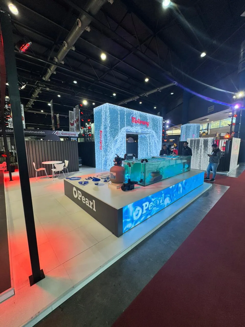 Pantalla LED en espacio de eventos